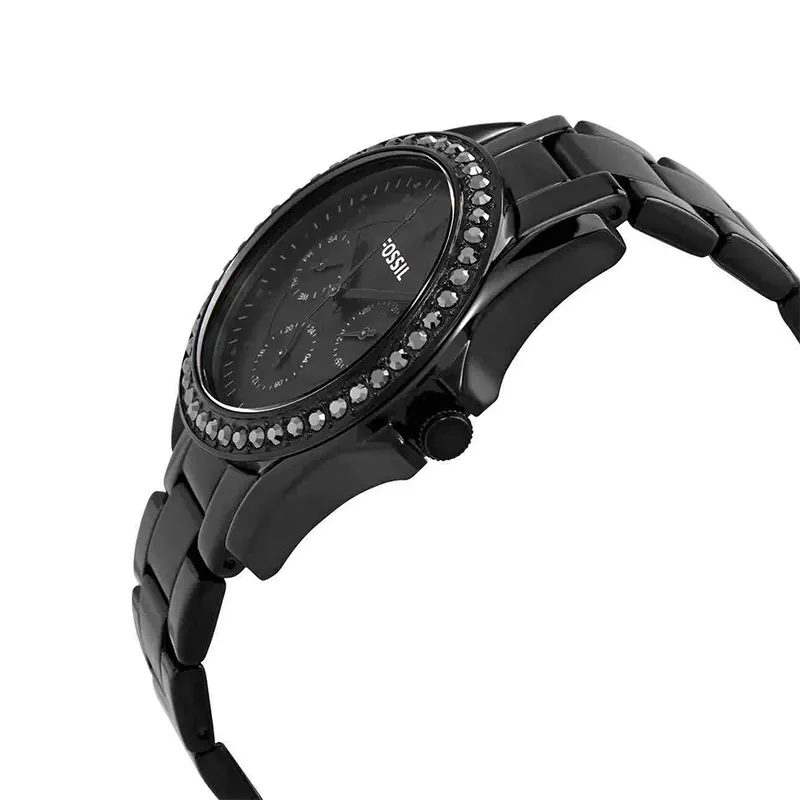 Fossil Riley Quartz Multifunction Black Dial Ladies Watch- ES4519